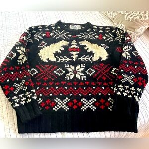 Beautiful winter wool vintage sweater by Cambridge Dry Goods